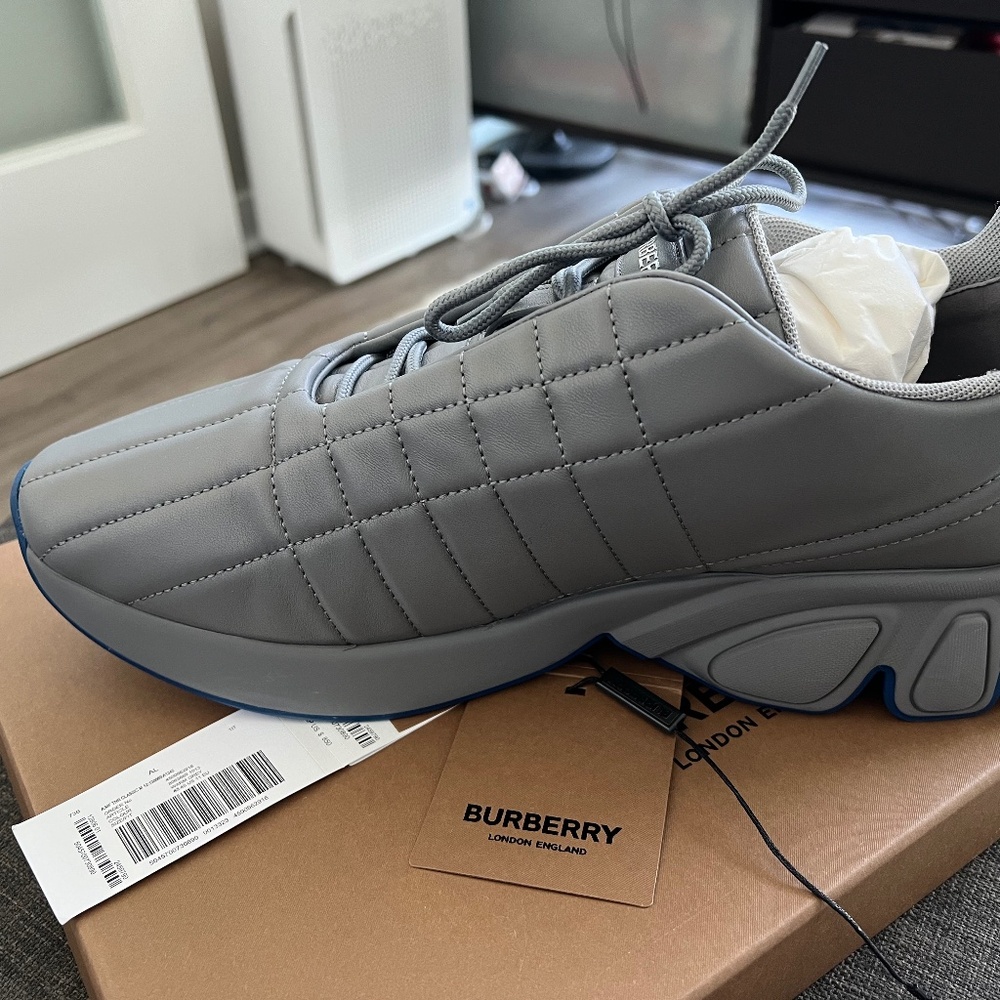 Burberry Quilted Leather Sneakers